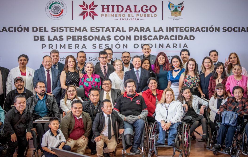 Instala Menchaca Salazar Sistema Estatal para la Integración Social de las Personas con Discapacidad