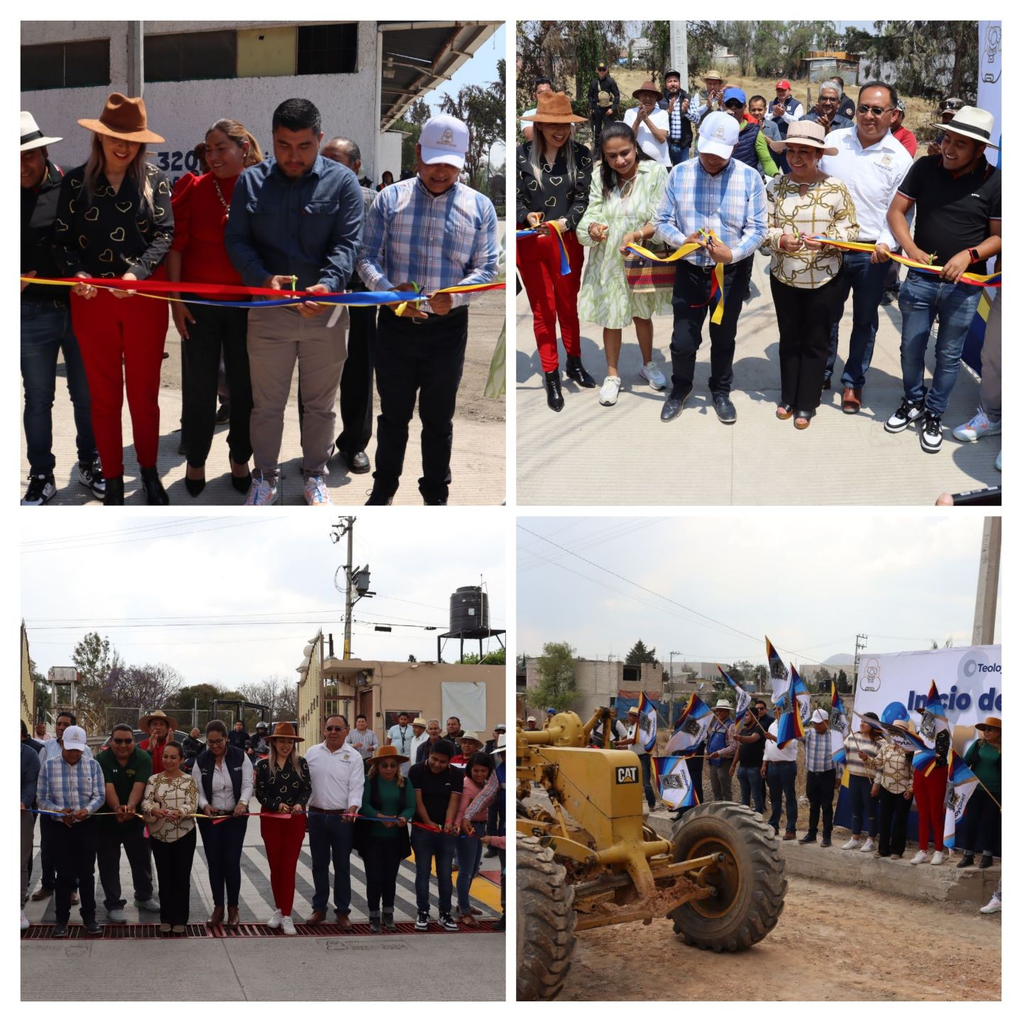Juan Carlos Uribe inauguró calles de diferentes comunidades
