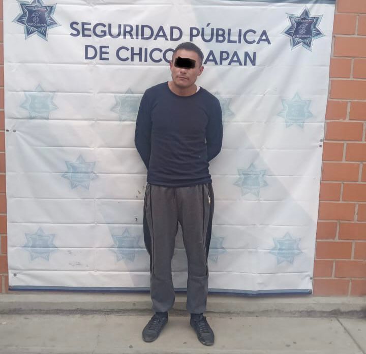 Policía de Chicoloapan detiene a presunto asaltante con ayuda de cámaras de videovigilancia 
