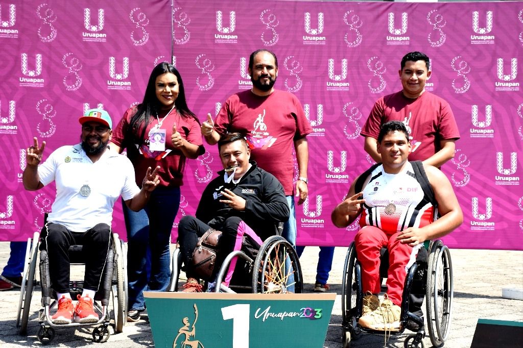 Los mexiquenses mantienen el Primer Lugar en los Juegos Nacionales Deportivos en silla de ruedas