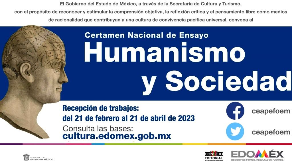 La Secretaría de Cultura y Turismo lanza bases para participar en el Certamen Nacional de Ensayo ’Humanismo y Sociedad’