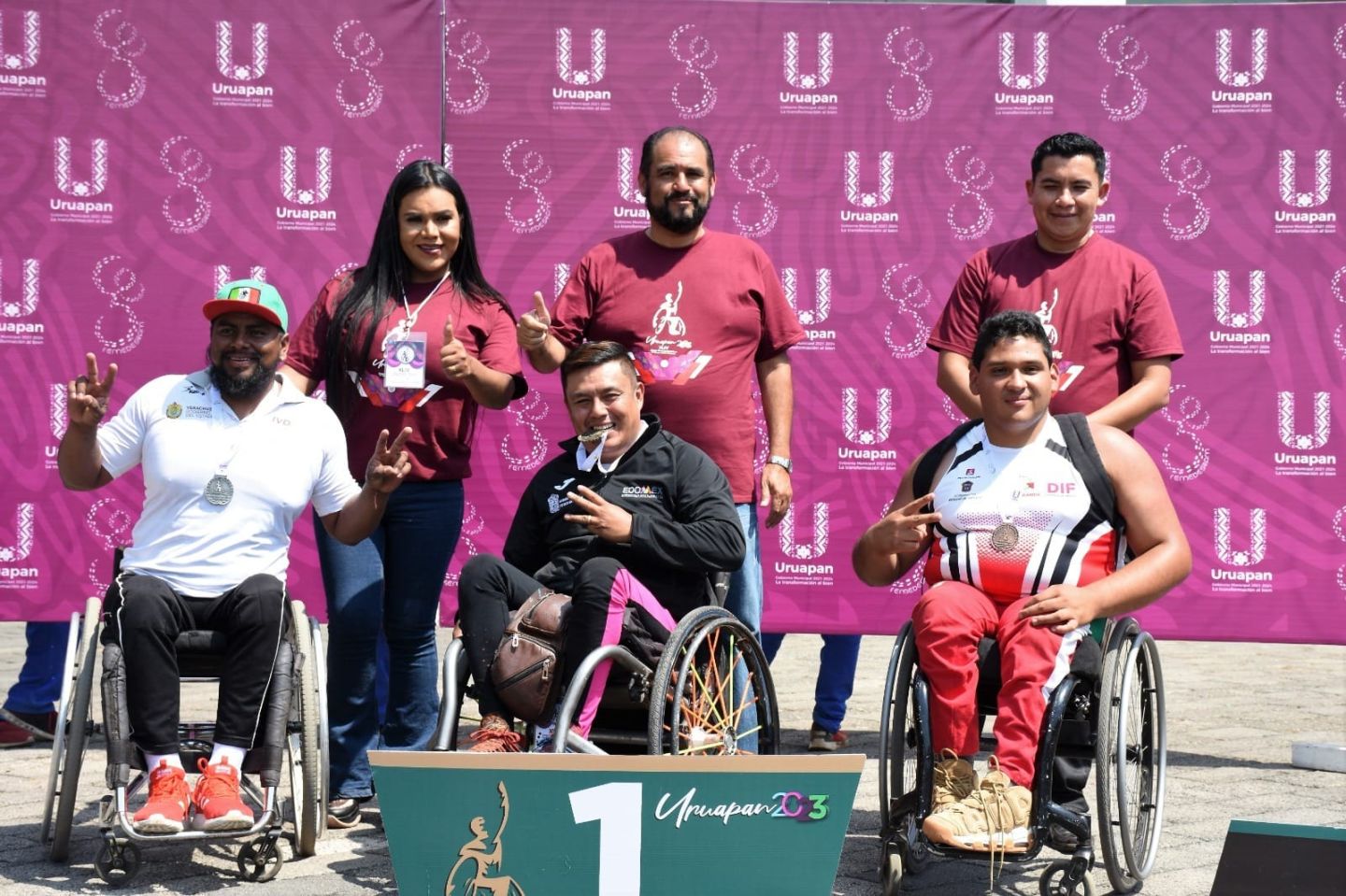 Mantienen Mexiquenses Primer Lugar en Juegos Nacionales
Deportivos en Silla de Ruedas y Amputados Uruapan 2023.
