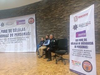 Realizan en Texcoco el Primer Foro de Células de Búsqueda de Personas