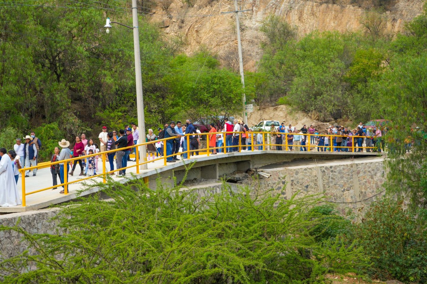 Lista la rehabilitación del puente de San Lucas Teacalco, en Tula