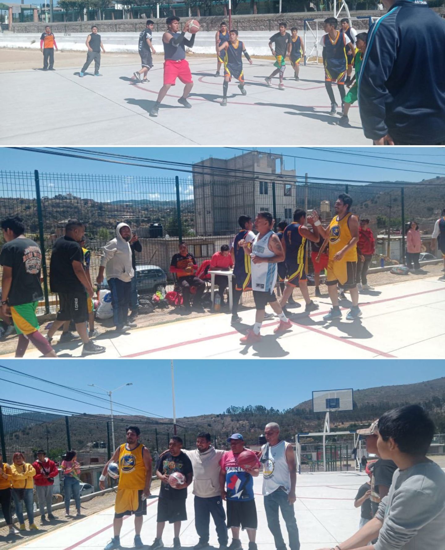 Promueve Antorcha cuadrangular de basquetbol en Apipilhuasco
