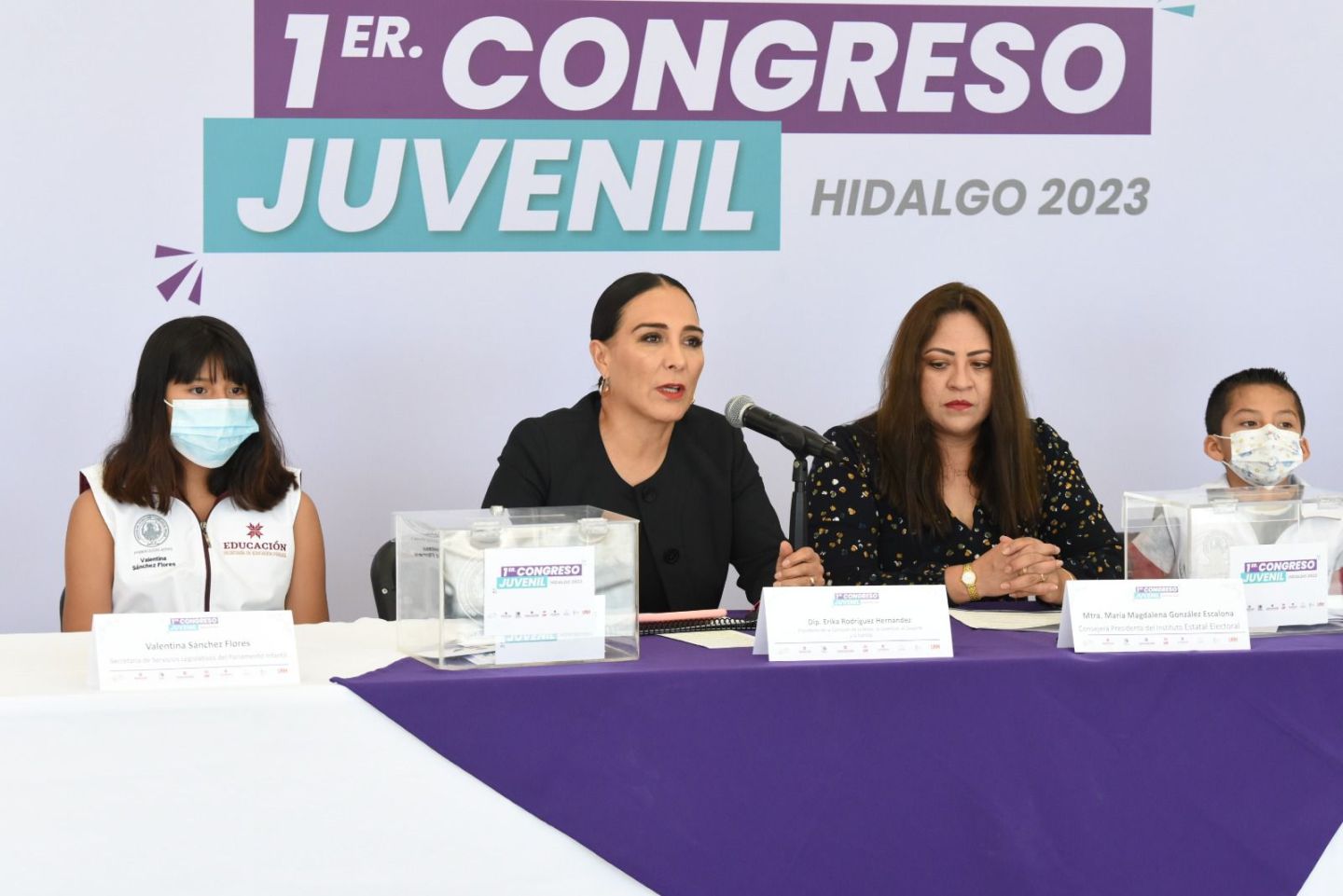 Primer Congreso Juvenil Hidalgo 2023, rebasa la paridad: Erika Rodríguez 