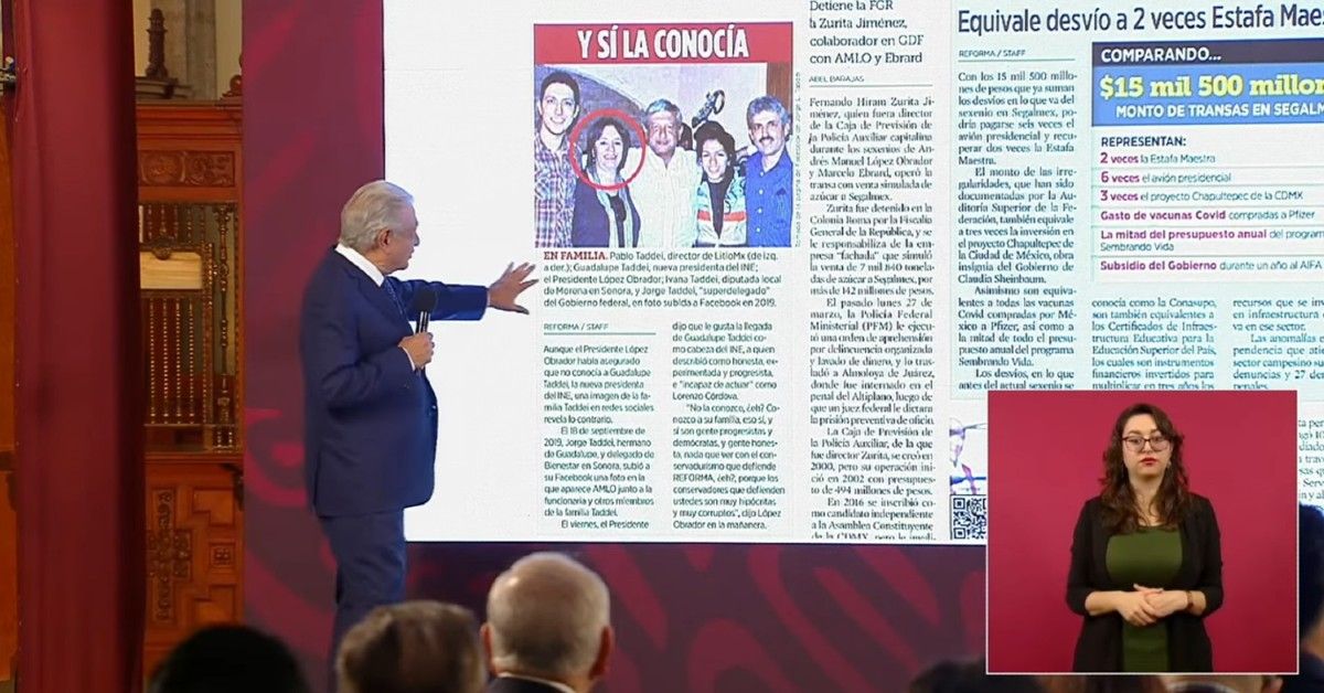 Desmiente AMLO otra vez al Reforma y a López Dóriga