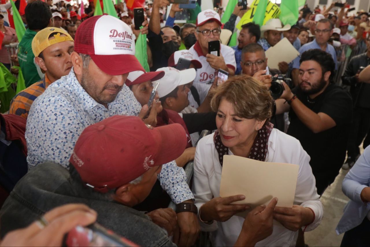 Delfina Gómez propone bajarles el sueldo a altos funcionarios del Edoméx: ’Se lo daremos al campo y a empleados que ganan menos del mínimo’