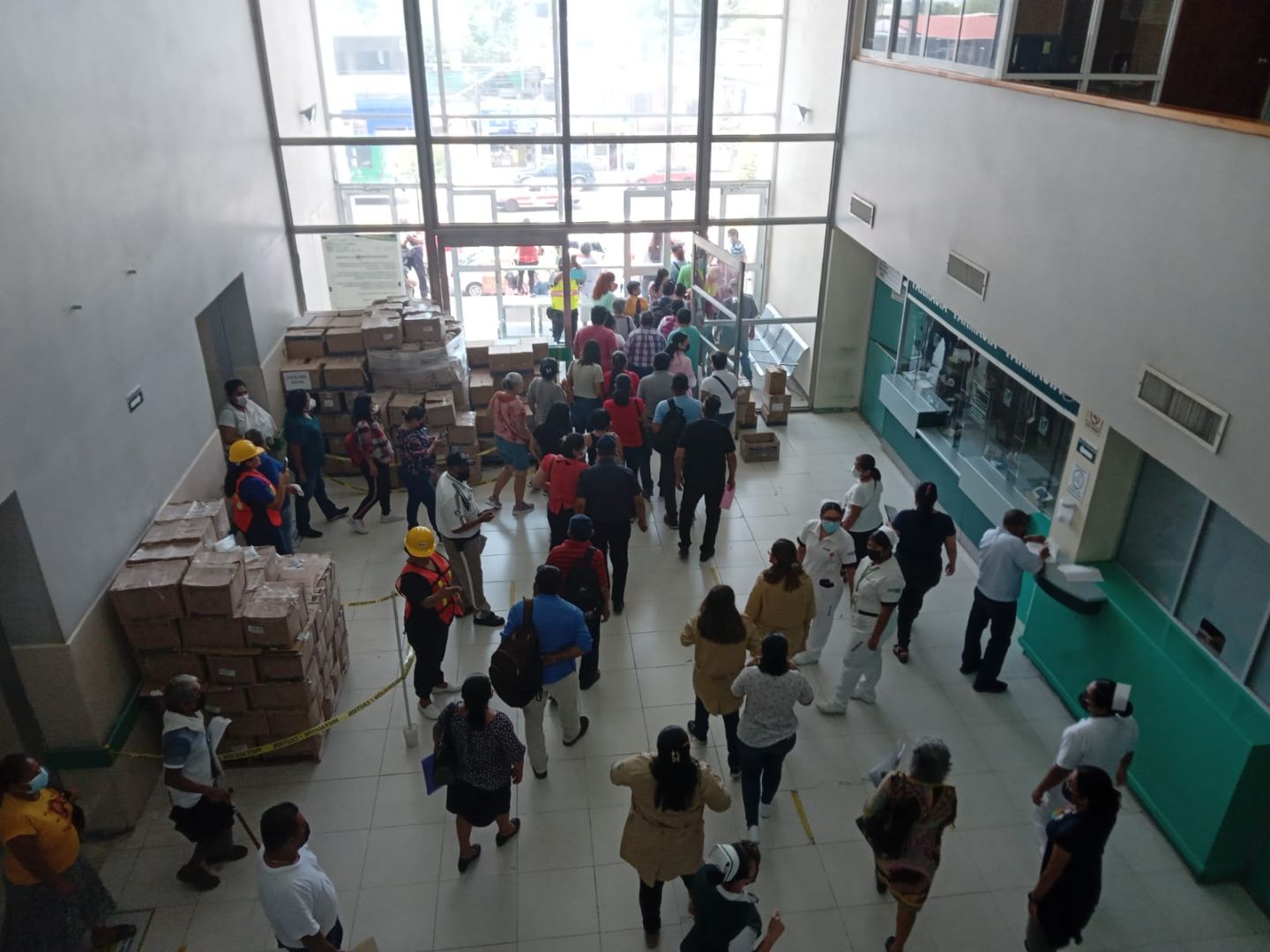 Participa IMSS Veracruz Sur en Primer 
Simulacro Nacional 2023