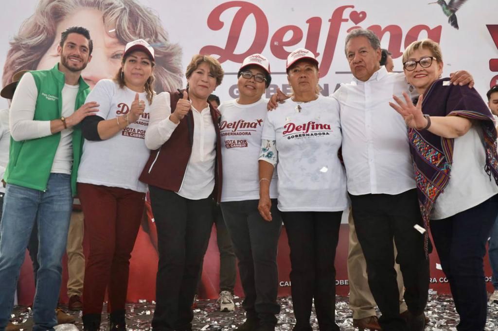 Más dirigentes del PRI, PAN y Encuentro Social se suman a la campaña de la maestra Delfina Gómez
