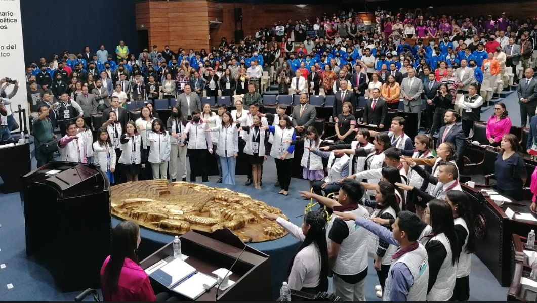 Rinden protesta integrantes del Primer Congreso Juvenil Hidalgo 2023