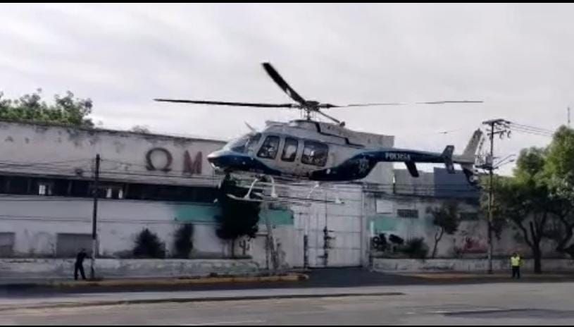 Helicóptero Jaguar 1 traslada de emergencia a hombre que sufrió la amputación de un pie
