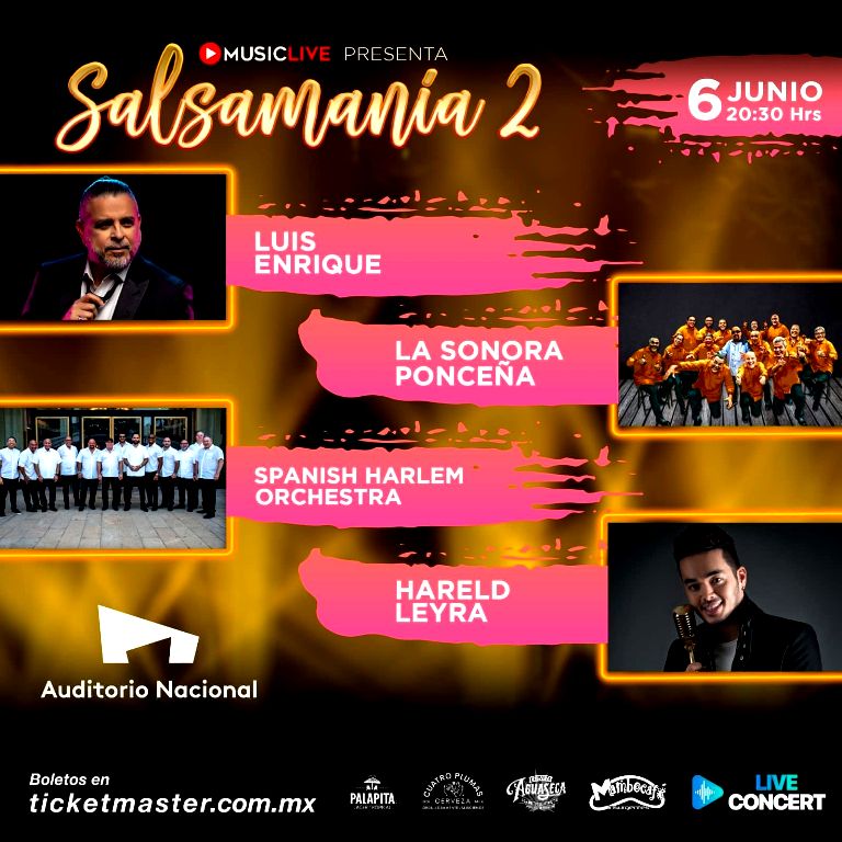 SalsaMania 2 llega al Auditorio Nacional en una noche llena de estrellas de género