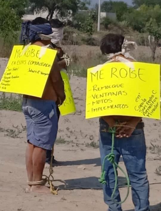 Habitantes de Ixmiquilpan retuvieron a 3 presuntos ladrones; PGJEH los ’rescata’