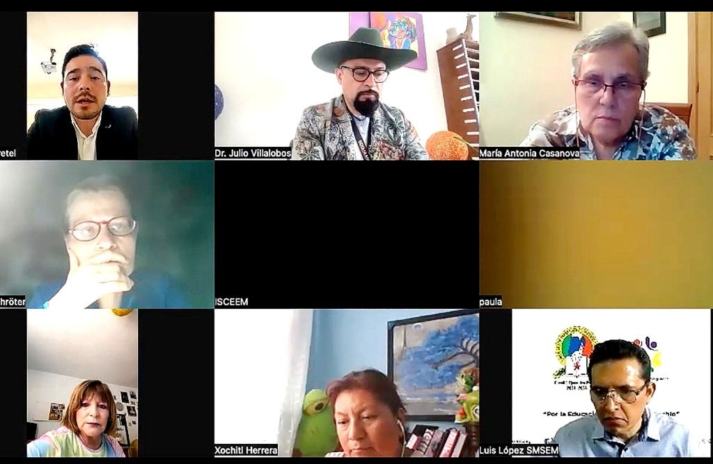 El ISCEEN realiza tertulia de diversidad cultural con docentes de Nicaragua, Ecuador, España, Eu, Alemania y México