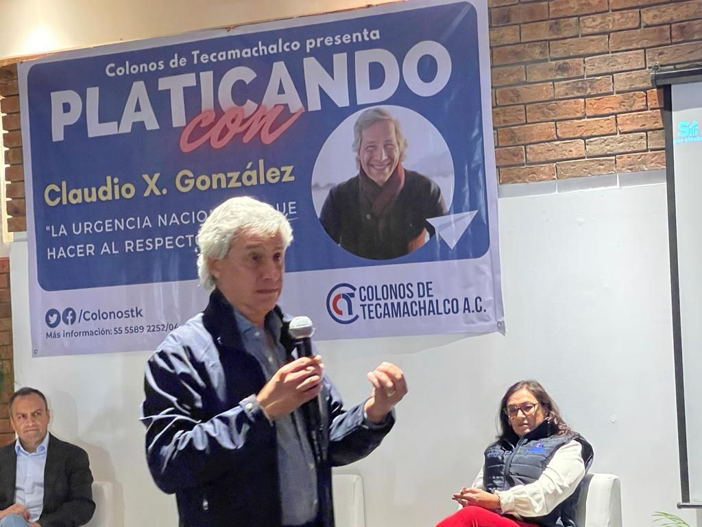 La clase media debe salir a votar dice Claudio X. González; con 60% de votantes se gana el Edomex 