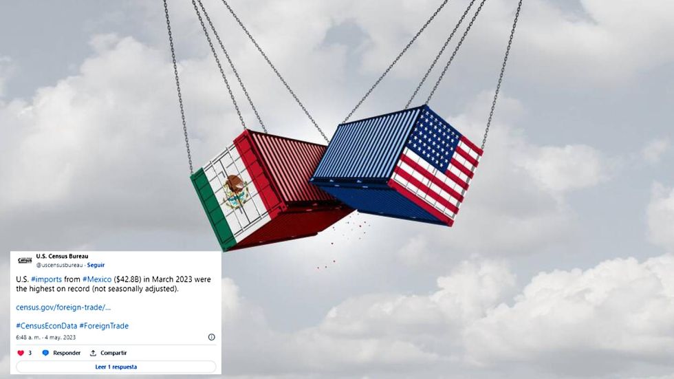 Rompió México récord de 4 décadas en exportaciones a USA 