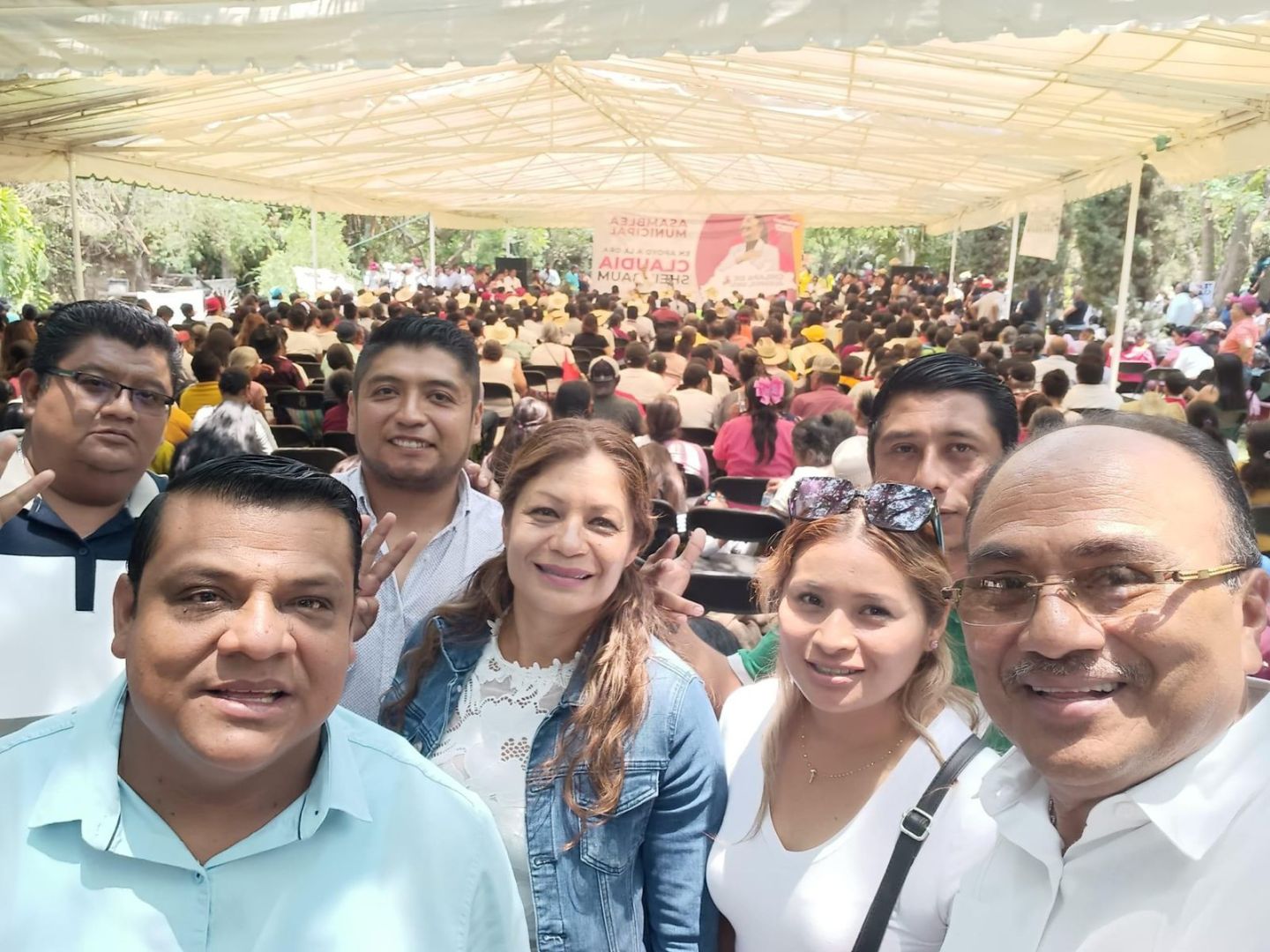 Ruperto Rodríguez deja claro que para que siga la transformación "Es Claudia" 