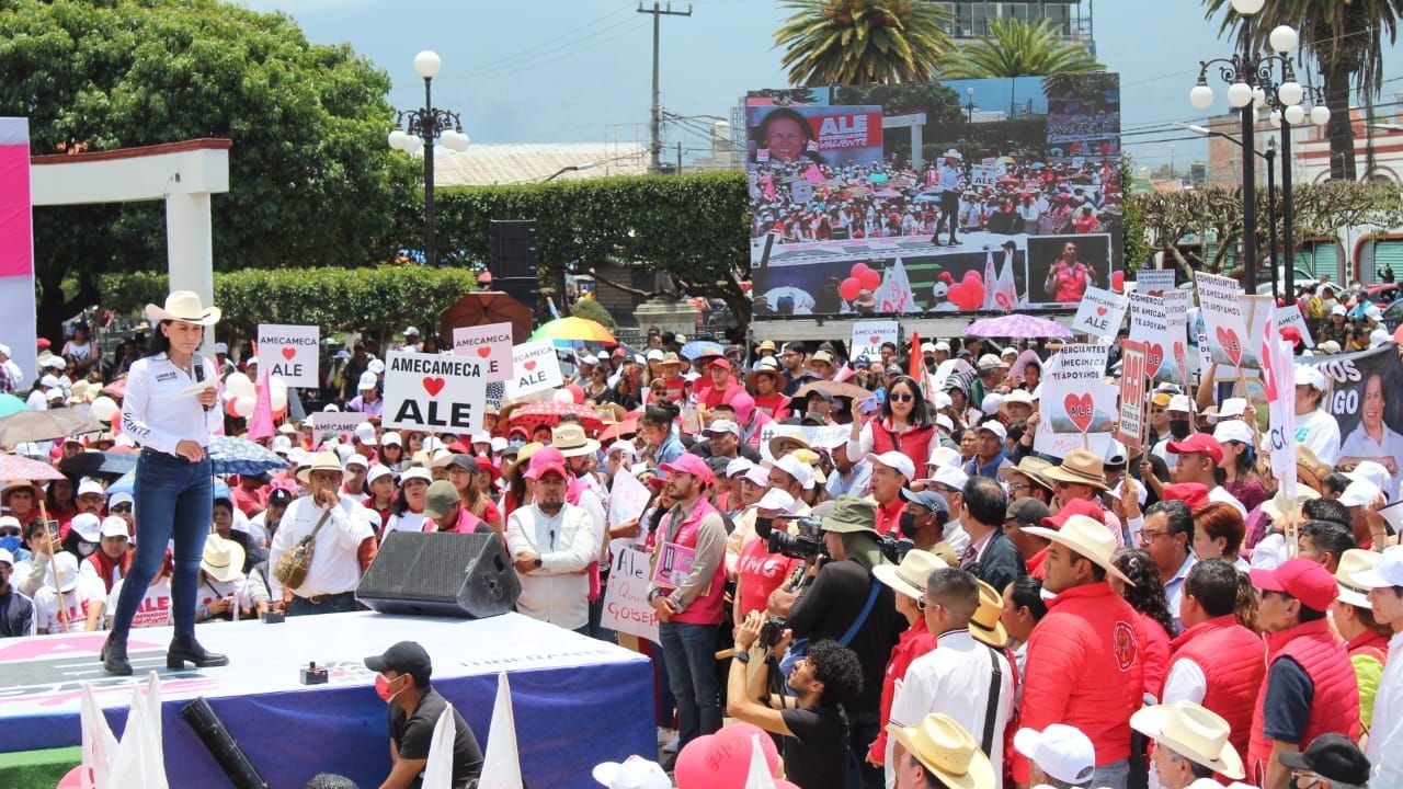 A Tres Semanas De la Elección Ya Estamos En Empate: Alejandra Del Moral