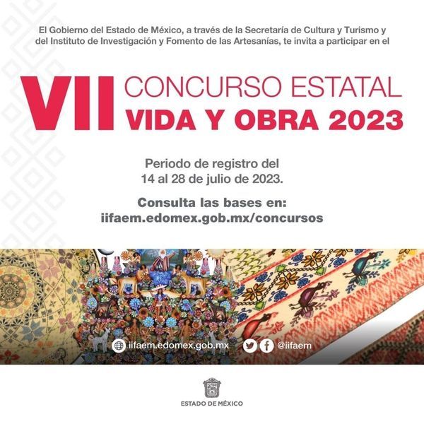 Convocan a Creadores del Arte popular a Concursos Estatales 2023