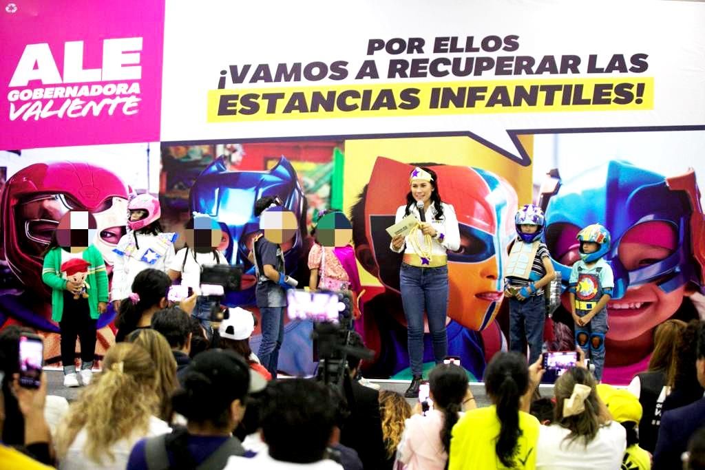 Recuperaré las Estancias Infantiles del Estado de México: Alejandra del Moral