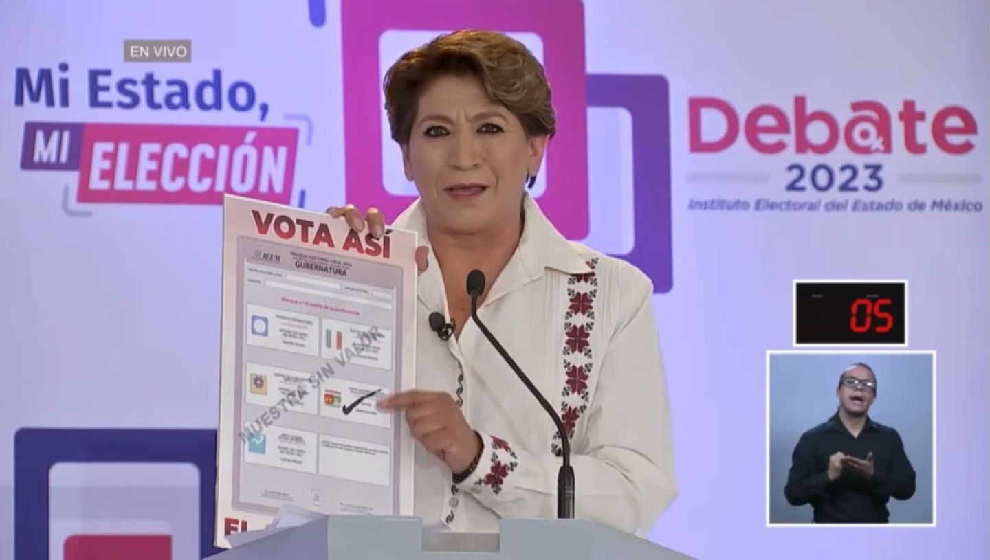 Gana Delfina Gómez segundo debate; será la primer gobernadora del Edomex
