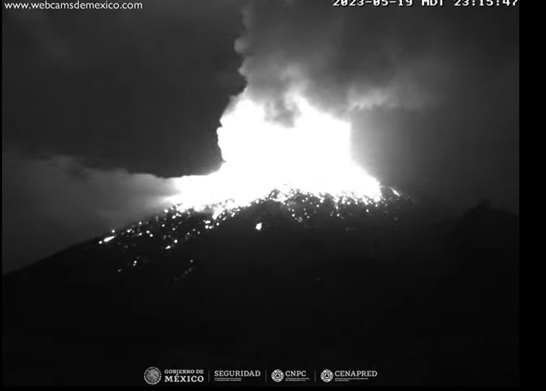 ¿Popocatépetl esta haciendo erupción? Fuerte actividad presenta esta noche 