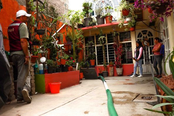 El Odapas de Chimalhuacán Abastece Agua Mediante Pipas a Vecinos sin Distinción