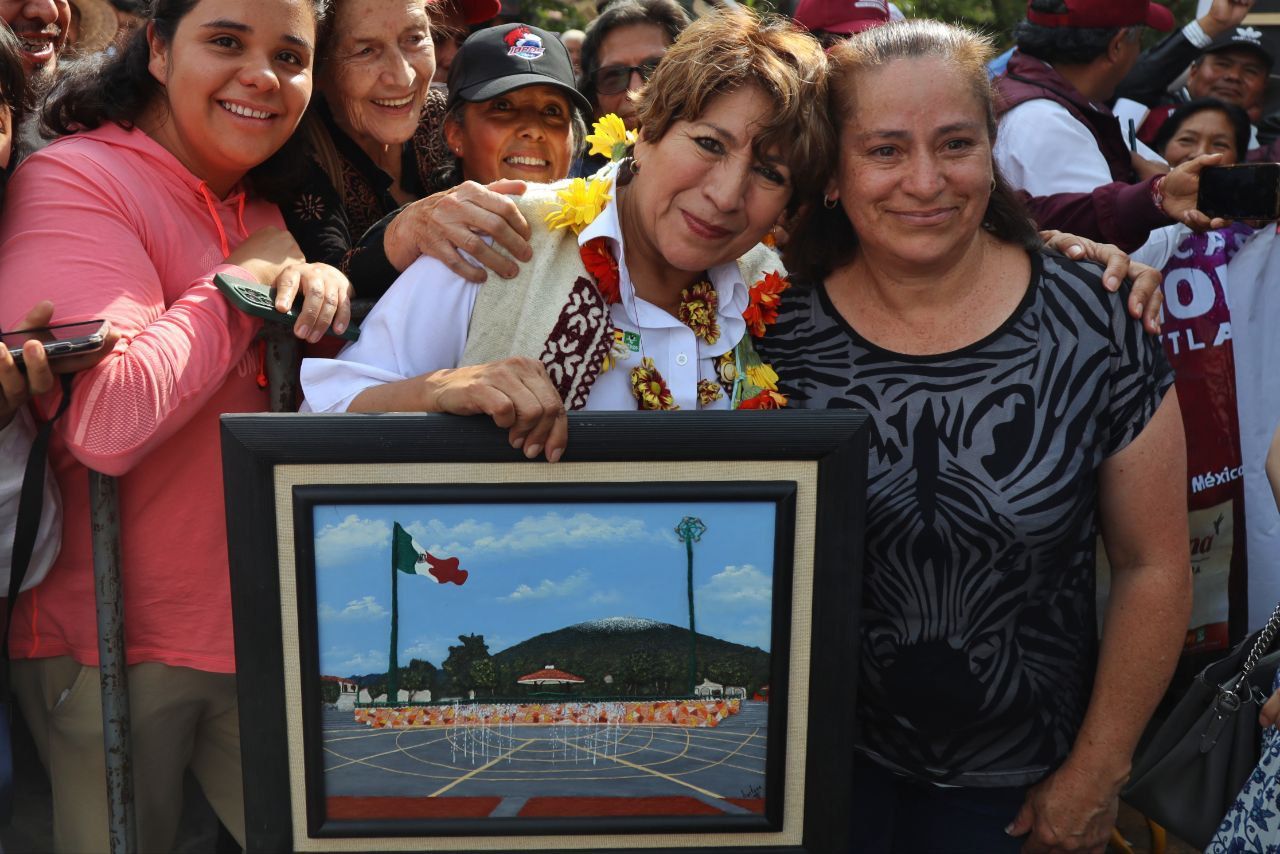 El empleo de los trabajadores del gobierno del Estado de México está seguro: Delfina Gómez