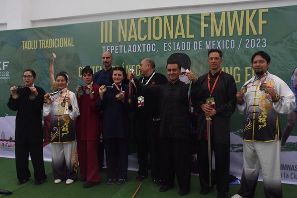 Ocupa Delegación Mexiquense Primer lugar en Campeonato Nacional de WUSHU Kung Fu