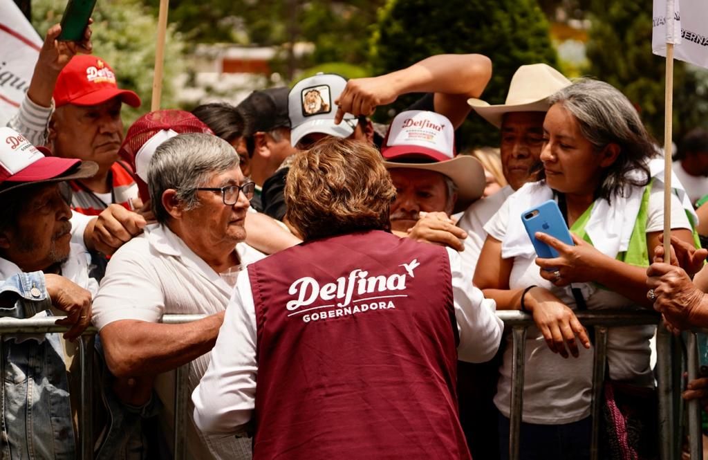 Este 4 de junio votemos todas, todos y todes, cuidemos las casillas y ganemos la batalla maestra: Delfina Gómez