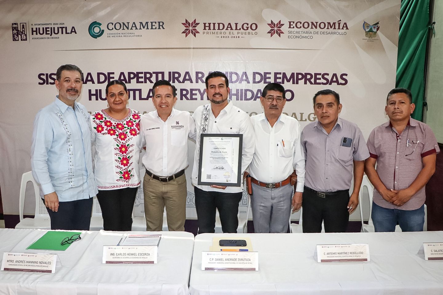 Hidalgo a la vanguardia en trámites para apertura rápida de empresas