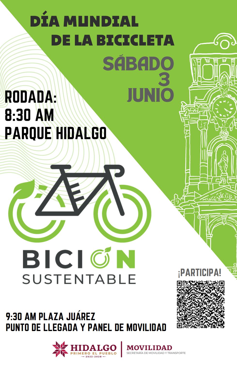 En el marco del día mundial de la bicicleta, Semot invita a rodada y panel de movilidad sustentable
