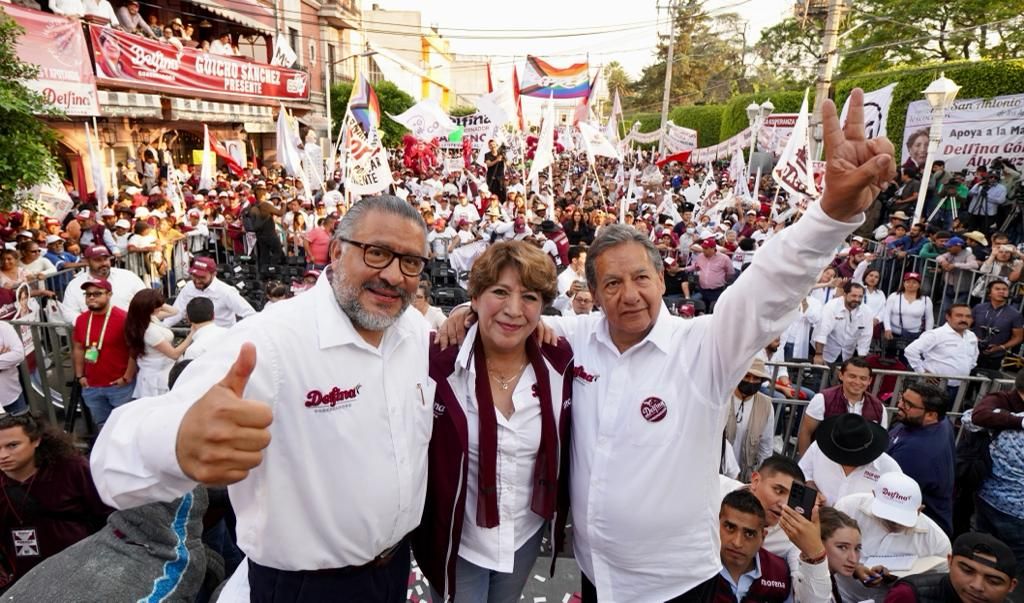 Delfina Gómez llama a votar y a arrasar en la elección de este domingo en el Estado de México