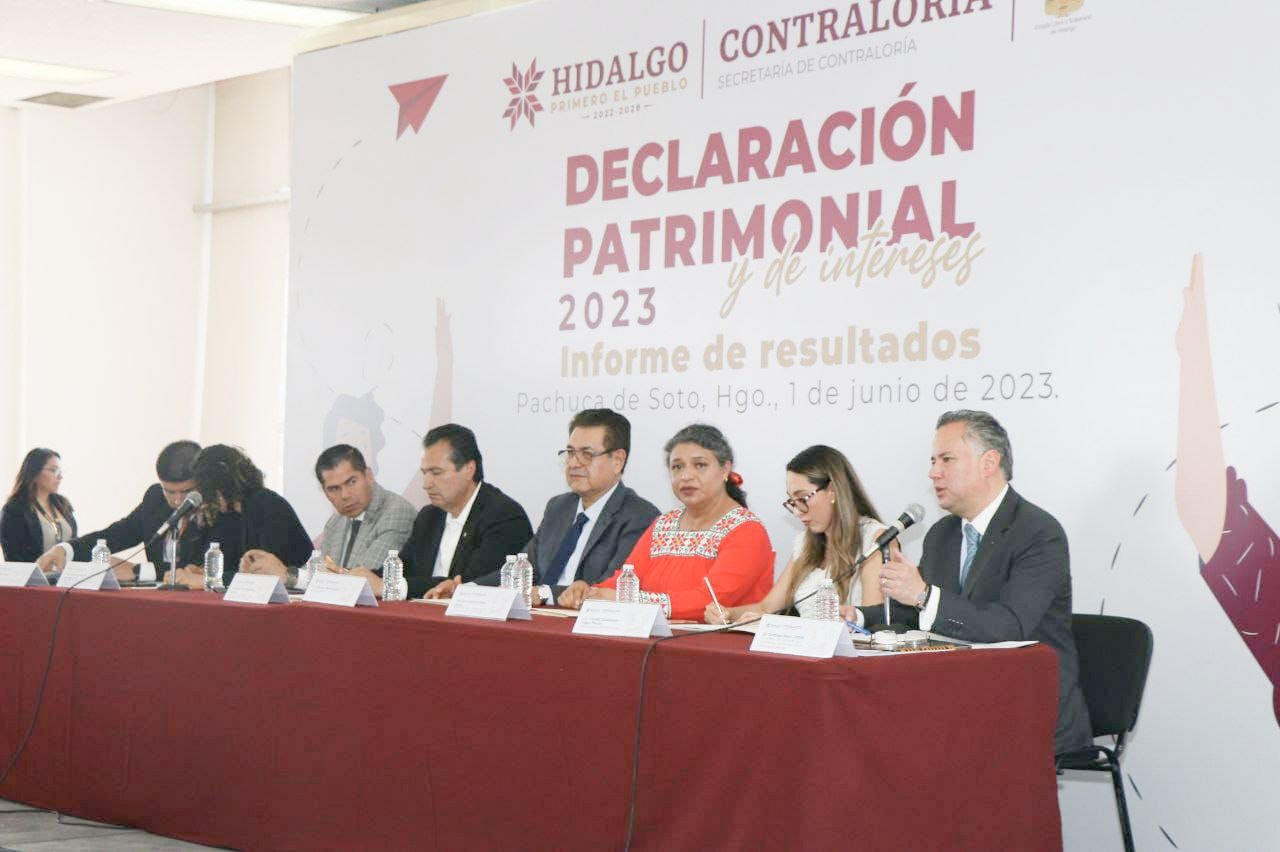 Cumplieron el 99.12 de los servidores públicos de Hidalgo, con declaraciones patrimoniales 