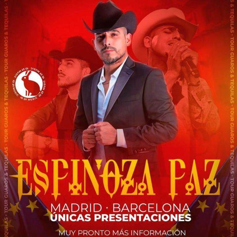 Espinoza Paz anuncia Tour promocional por Europa 2023