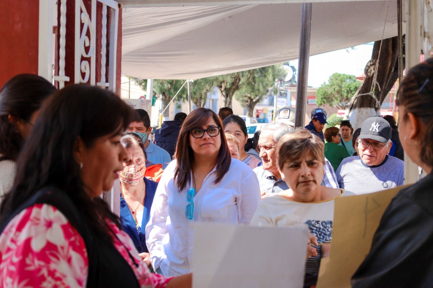 Se registra gran afluencia en la votación en Texcoco 

