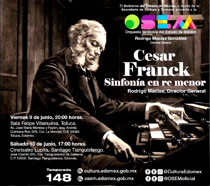 La OSEM programa conciertos en Toluca y Tianguistenco