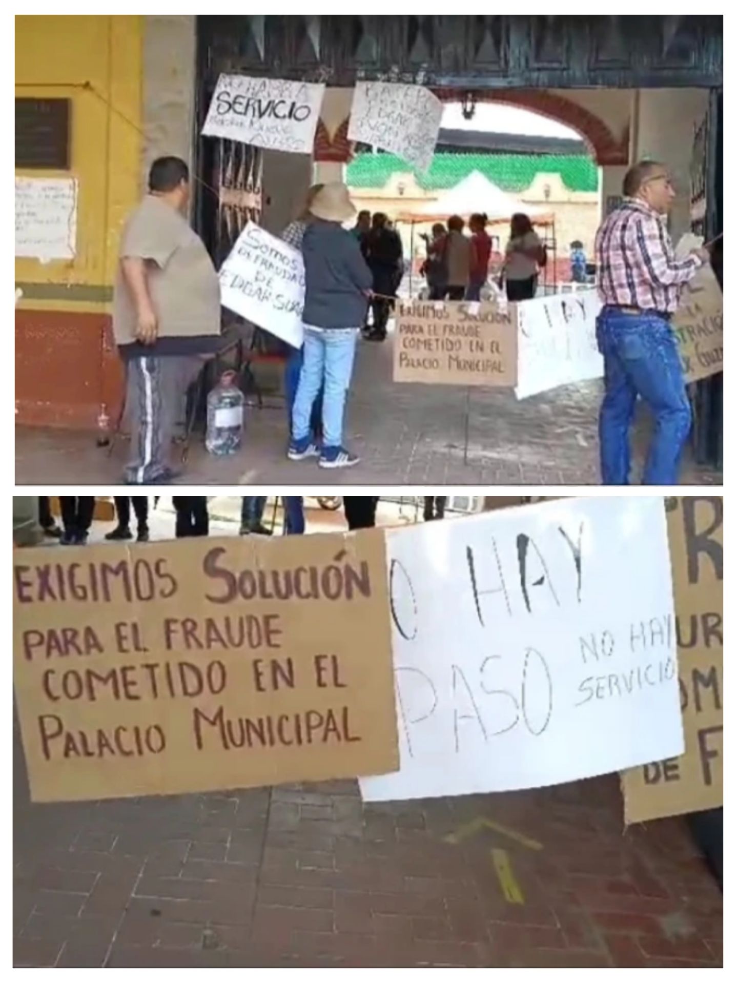 Pobladores de Cocotitlan exigen renuncia del alcalde Félix Guzmán 