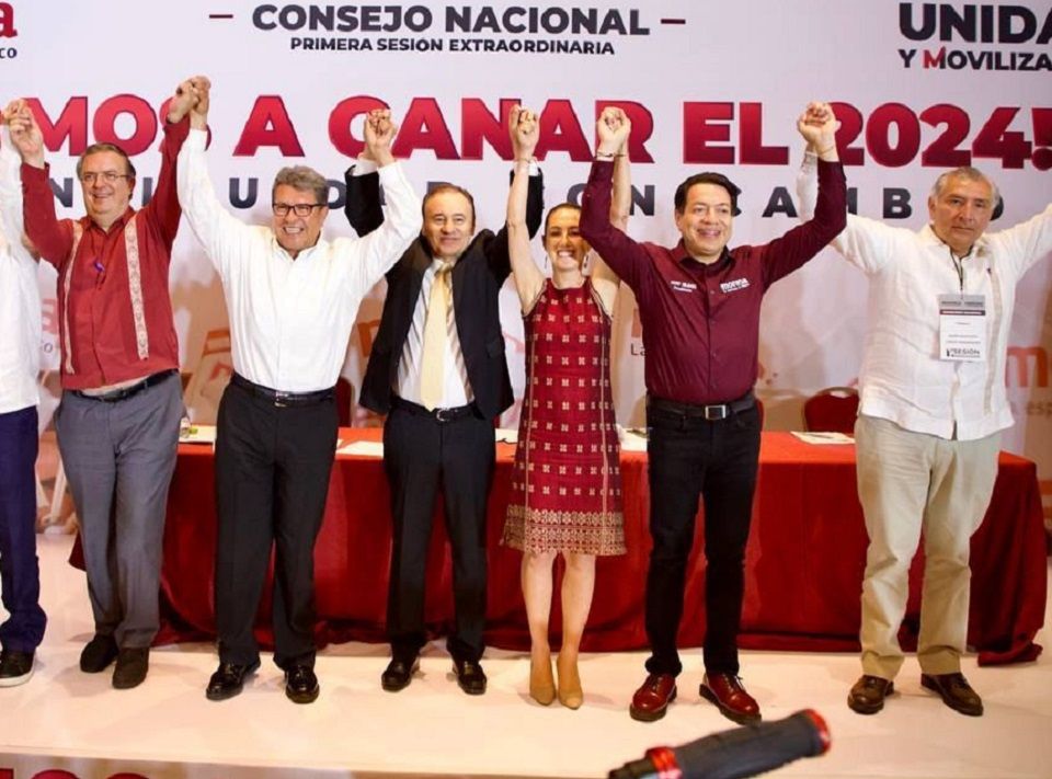 Políticos en la política del Consejo Nacional de Morena