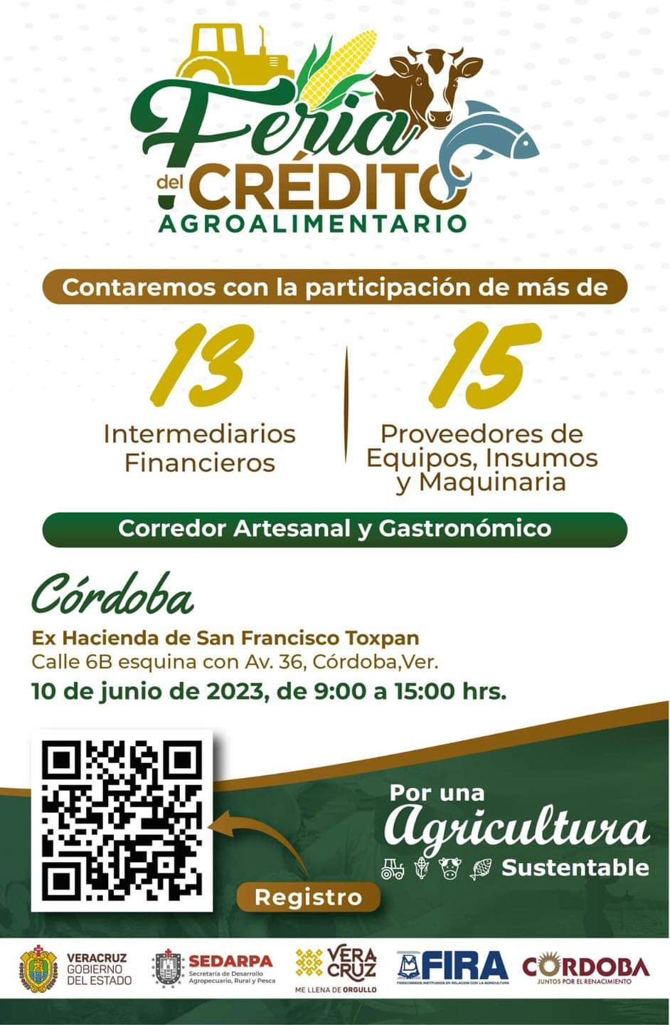 Invita Regiduría Primera a "Feria del Crédito del Sector Agroalimentario 2023’