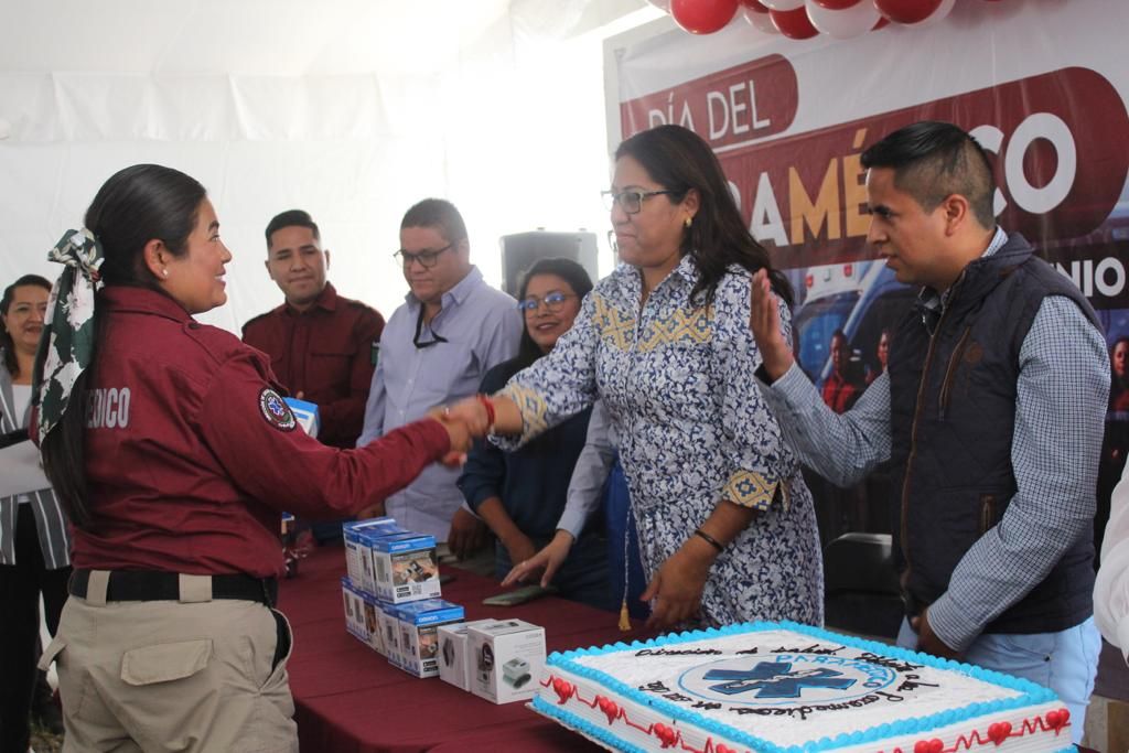 Conmemoran Día Internacional del Paramédico en Chimalhuacán 