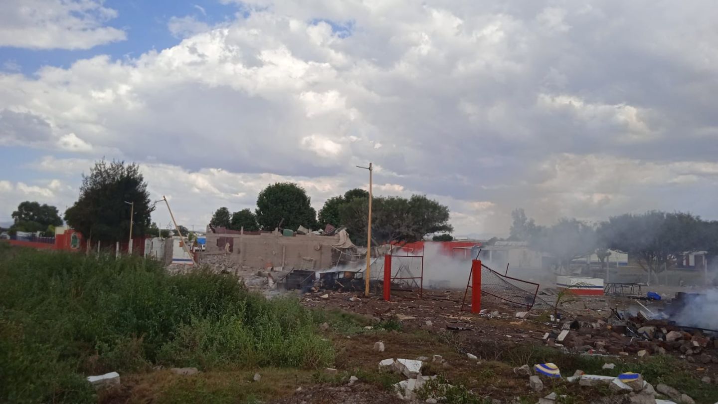 10 lesionados por explosión de pirotecnia en Tultepec y Zumpango 