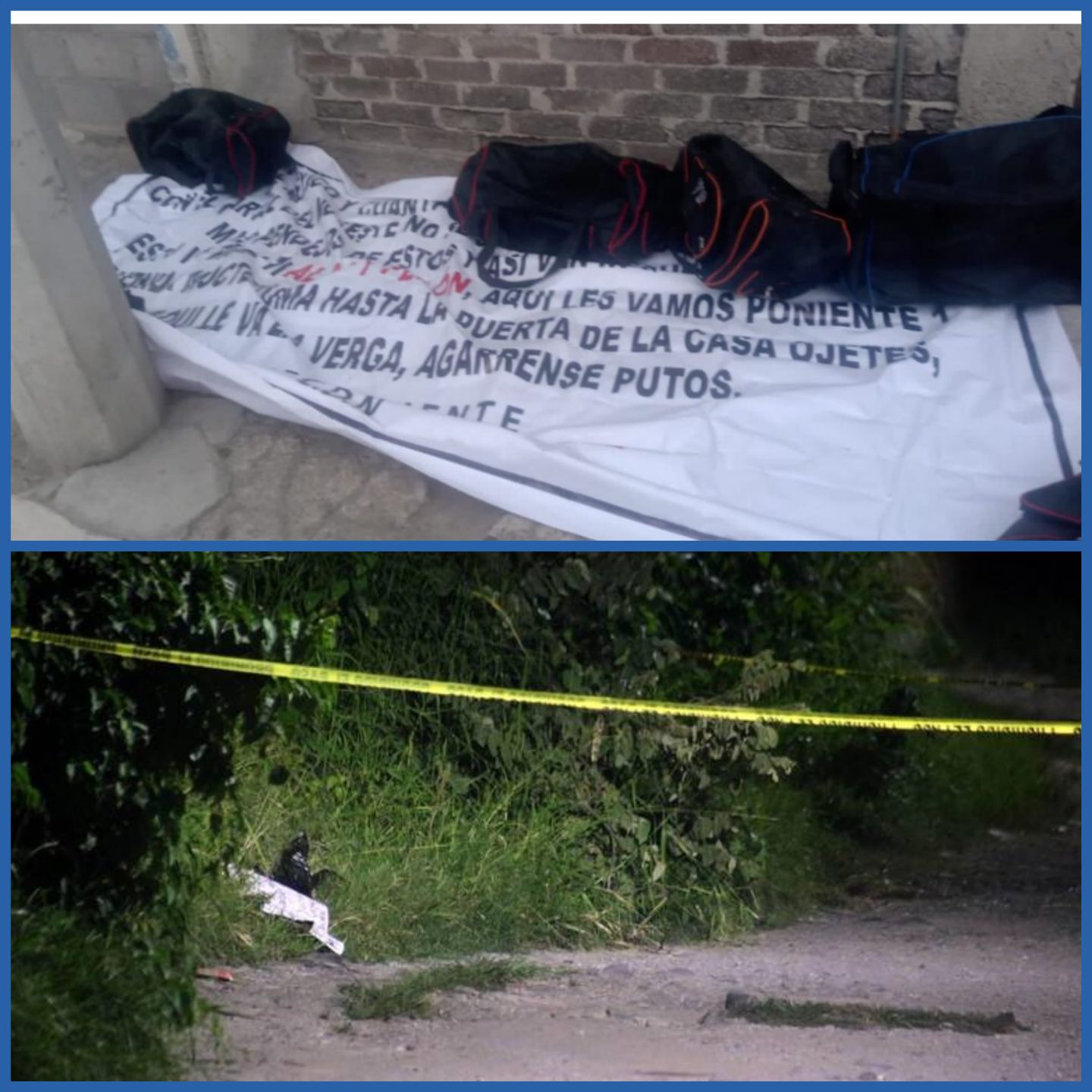 En seis mochilas, hallan los restos de un hombre en Valle de Chalco