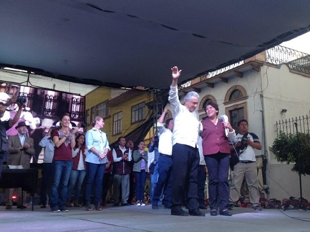 Delfina Gómez celebra visita del presidente López Obrador al Estado de México