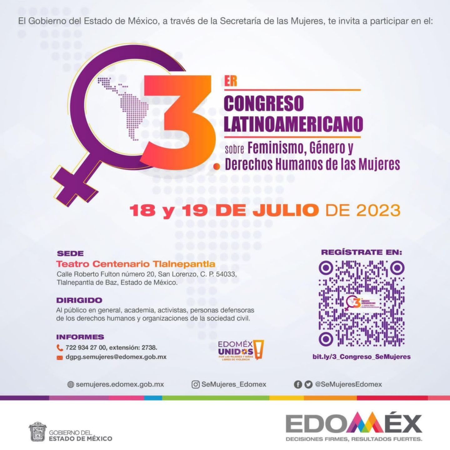 REALIZA GEM TERCER CONGRESO LATINOAMERICANO SOBRE FEMINISMO, GÉNERO Y DERECHOS HUMANOS DE LAS MUJERES
