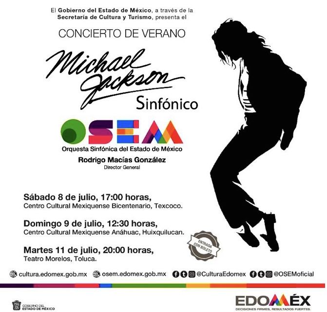 La OSEM programa concierto de verano ’Michael Jackson sinfónico’