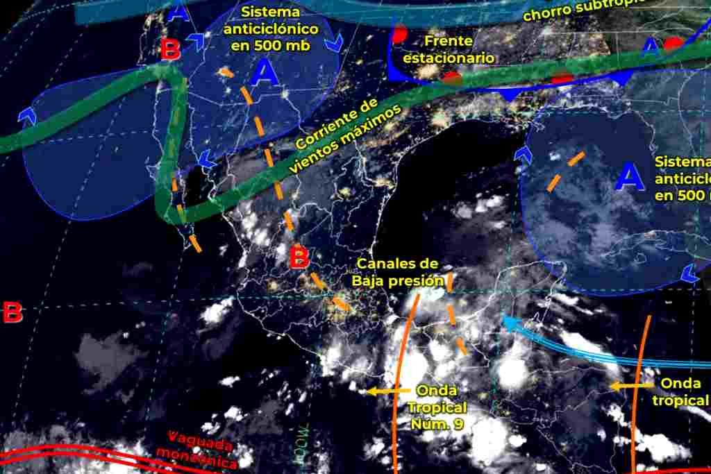 Lluvias puntuales intensas en Oaxaca y Chiapas