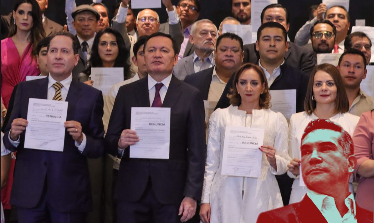 Renunciaron al PRI 4 senadores, entre ellos, Nuvia Mayorga y Osorio Chong 