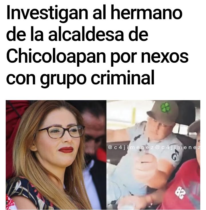 POR SUS NEXOS CON GRUPO CRIMINAL, POR FIN CAE EL  "KINO" HERMANO DE LA EDIL DE CHICOLOAPAN, NANCY GOMEZ.